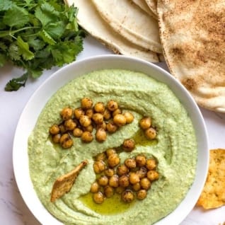 Cilantro Jalapeno Hummus