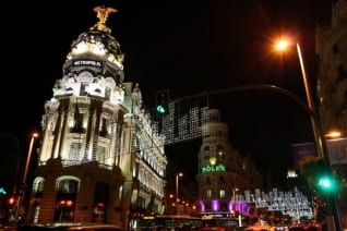 Luces de navidad en madrid 2012