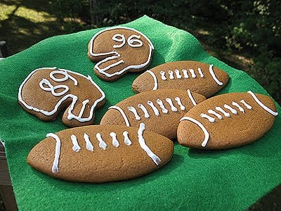 Morbidi biscotti e biscotti al calcio