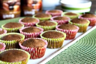 Muffins De Banano De Chocolate Mexicano