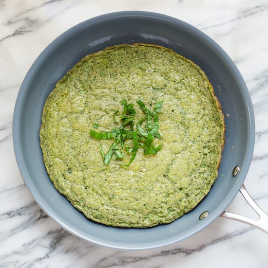 Pesto Frittata - Un Batidor Calculado