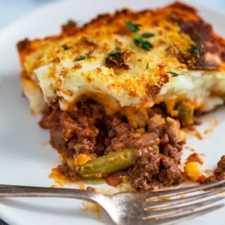Pie de cabaña fácil