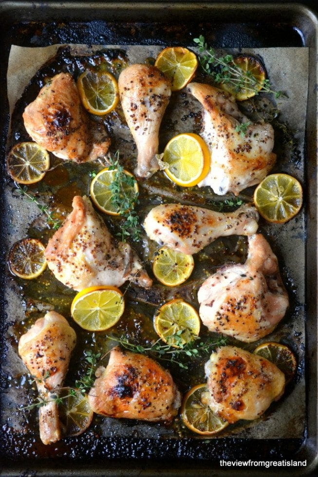 Pollo arrosto al limone Meyer