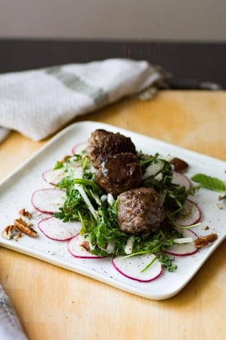 Albóndigas Keto Libanesas [con Ensalada De Jícama]