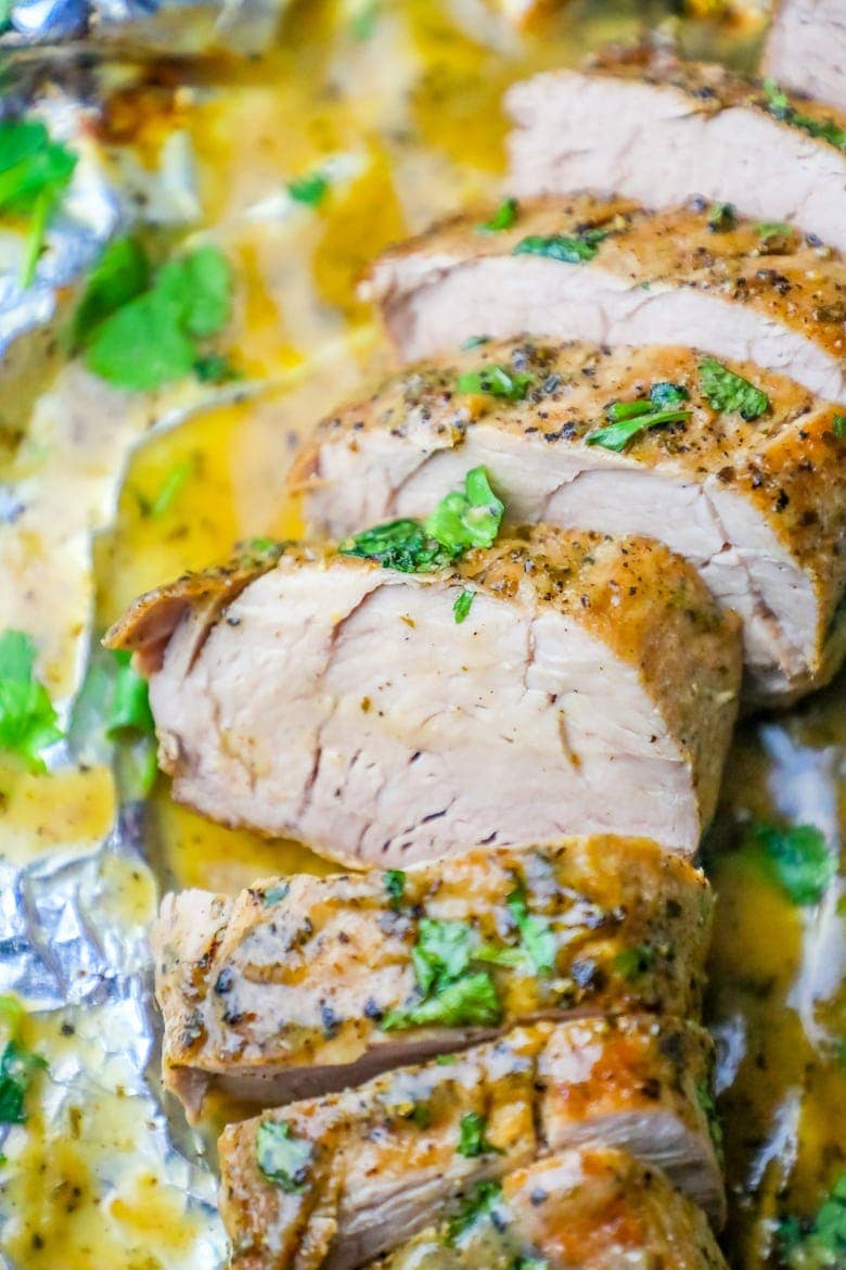 Filete De Cerdo Al Horno Al Horno En Salsa