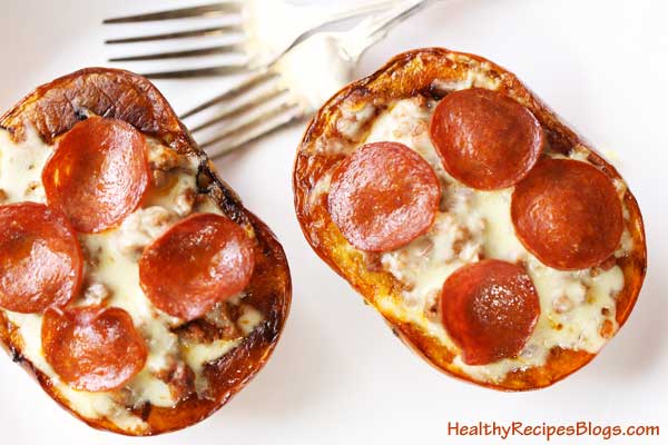 Calabaza Rellena De Pizza