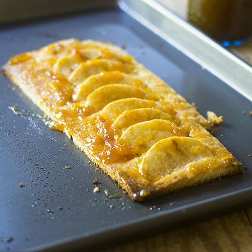 Receta de tarta de manzana fácil #dessert #tart #apples