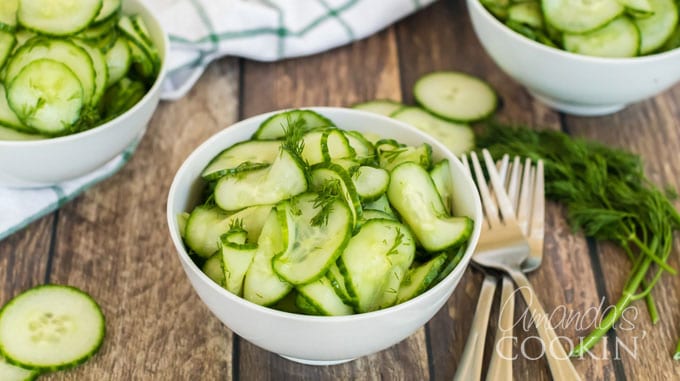 Receta de ensalada de pepino