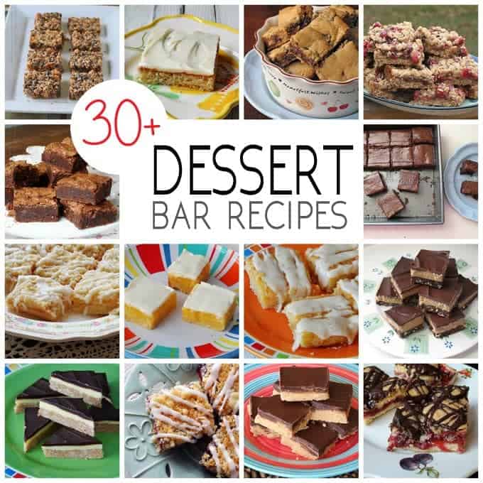 Recetas de barra: m&aacute;s de 30 barras, brownies, cuadrados y rubias, &iexcl;tantas deliciosas recetas f&aacute;ciles de preparar que son perfectas para vacaciones, almuerzos, bocadillos y simplemente porque s&iacute;!