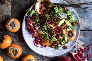 Hermosas recetas de ensalada de acción de gracias