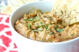 Dip de frijol blanco toscano