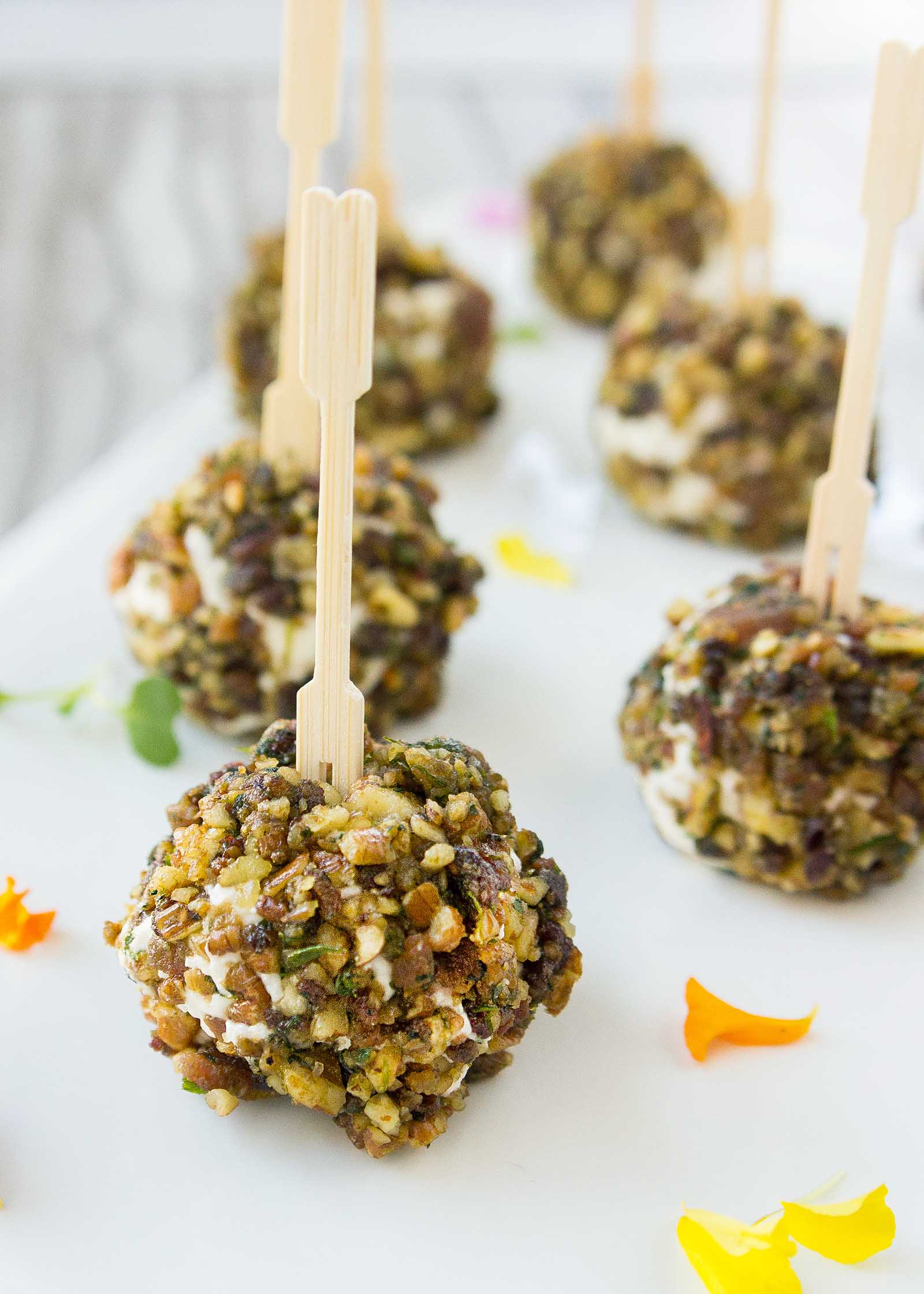 Pops di pancetta al formaggio di capra