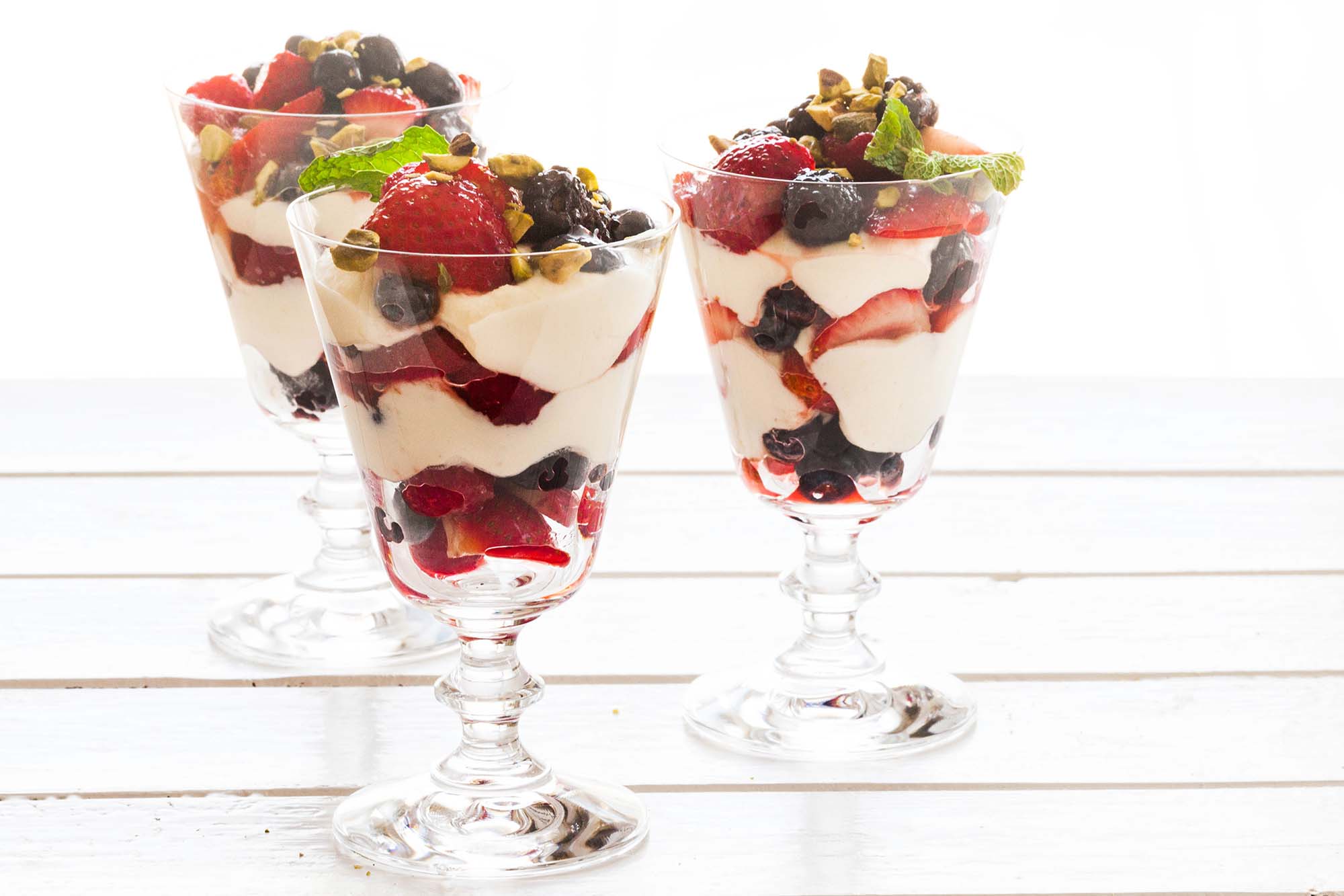 Parfaits de ricotta