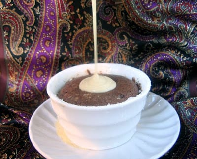 Souffles de chocolate y chile