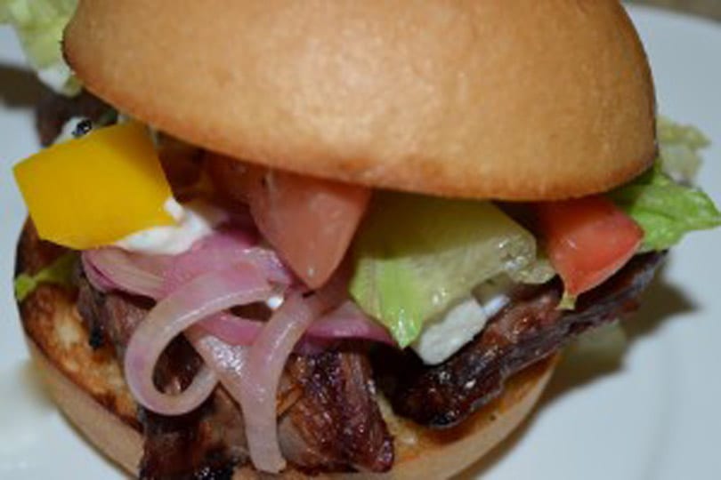 Bistec sin gluten Souvlaki Slider