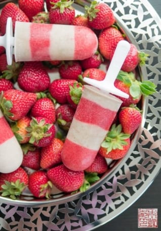 Atardecer y verano: Crema de miel de fresa.