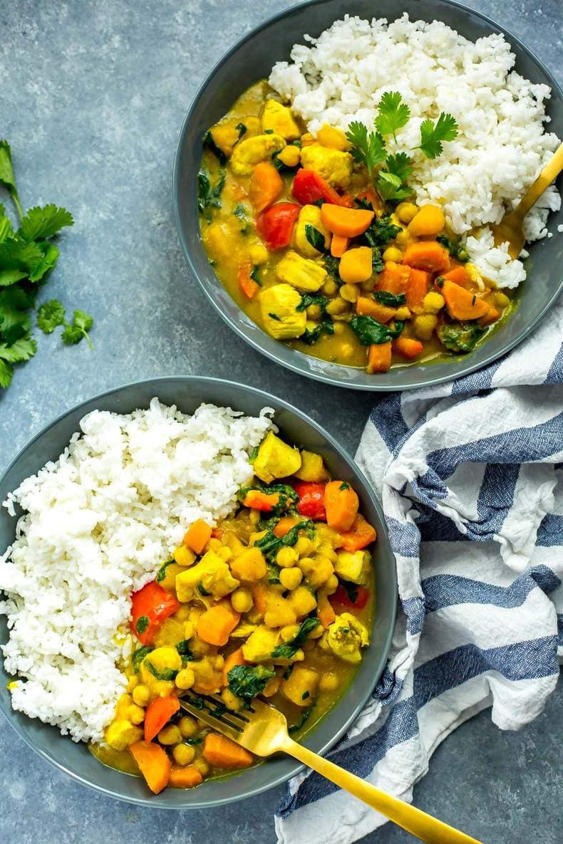 Butternut Squash Pollo Al Curry