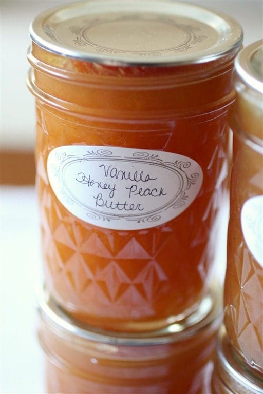 Mantequilla de melocotón y miel de vainilla de Nutmeg Nanny