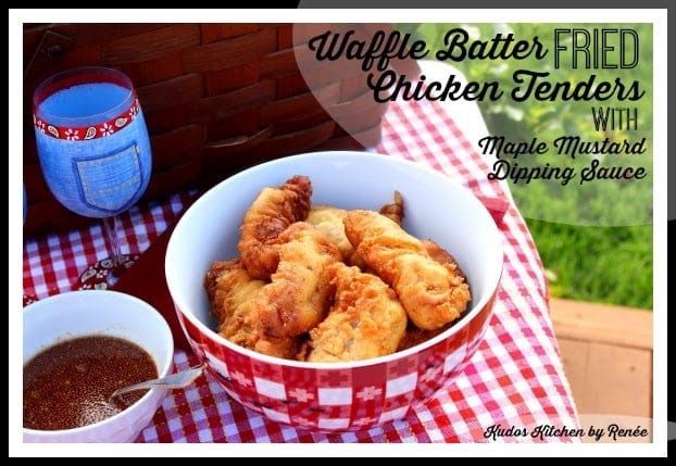 Pollo frito rebozado con salsa de mostaza y arce - kudoskitchenbyrenee.com