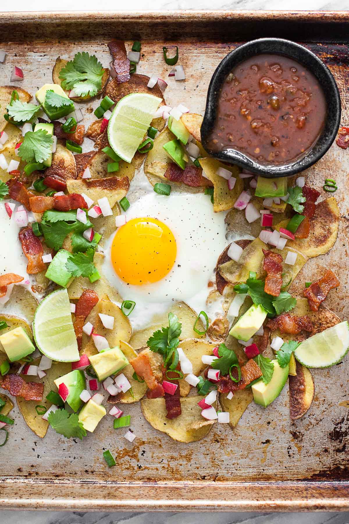 Whole30 Breakfast Nachos (Sin Gluten, Sin L&aacute;cteos, Paleo)