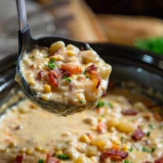 Sopa de maíz Southwest Slow Cook
