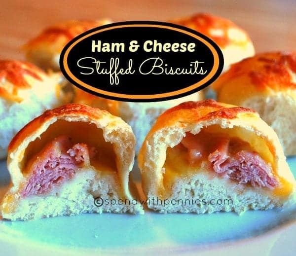 ham & cheese stuffed biscuits