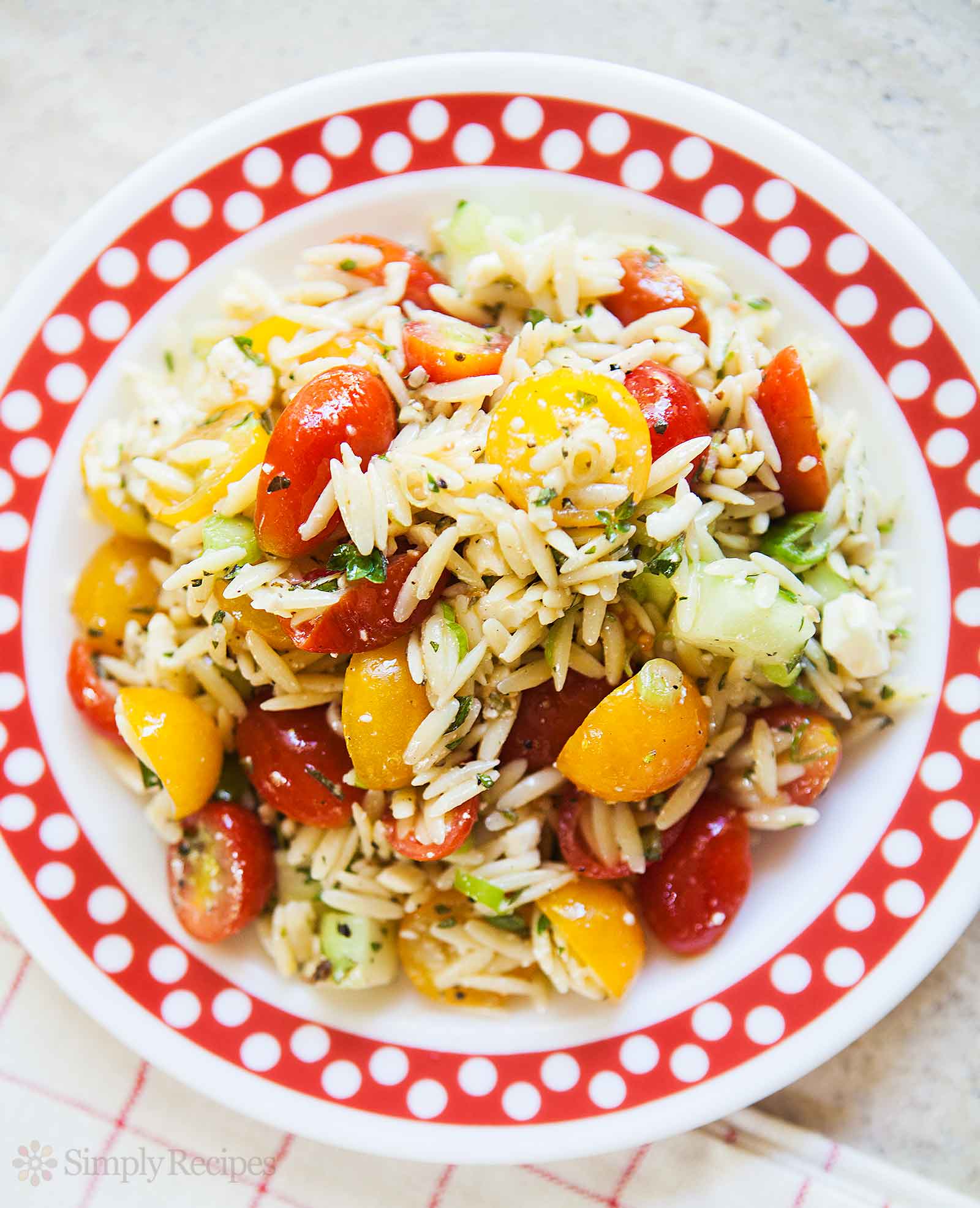 Cherry Tomato Orzo Salad