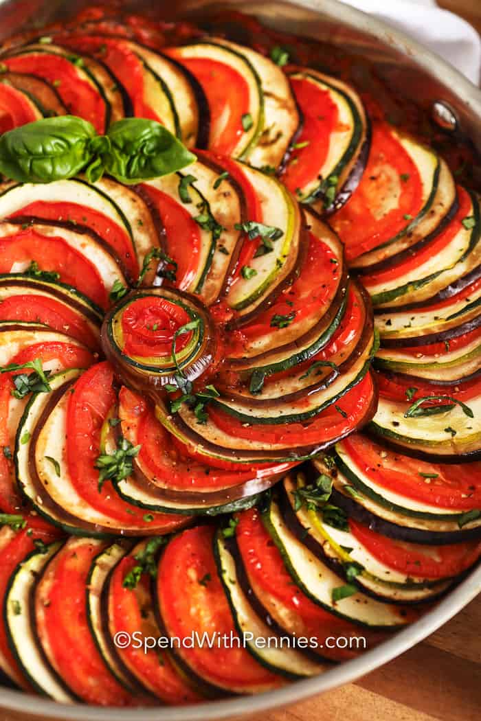 Ratatouille a strati facili