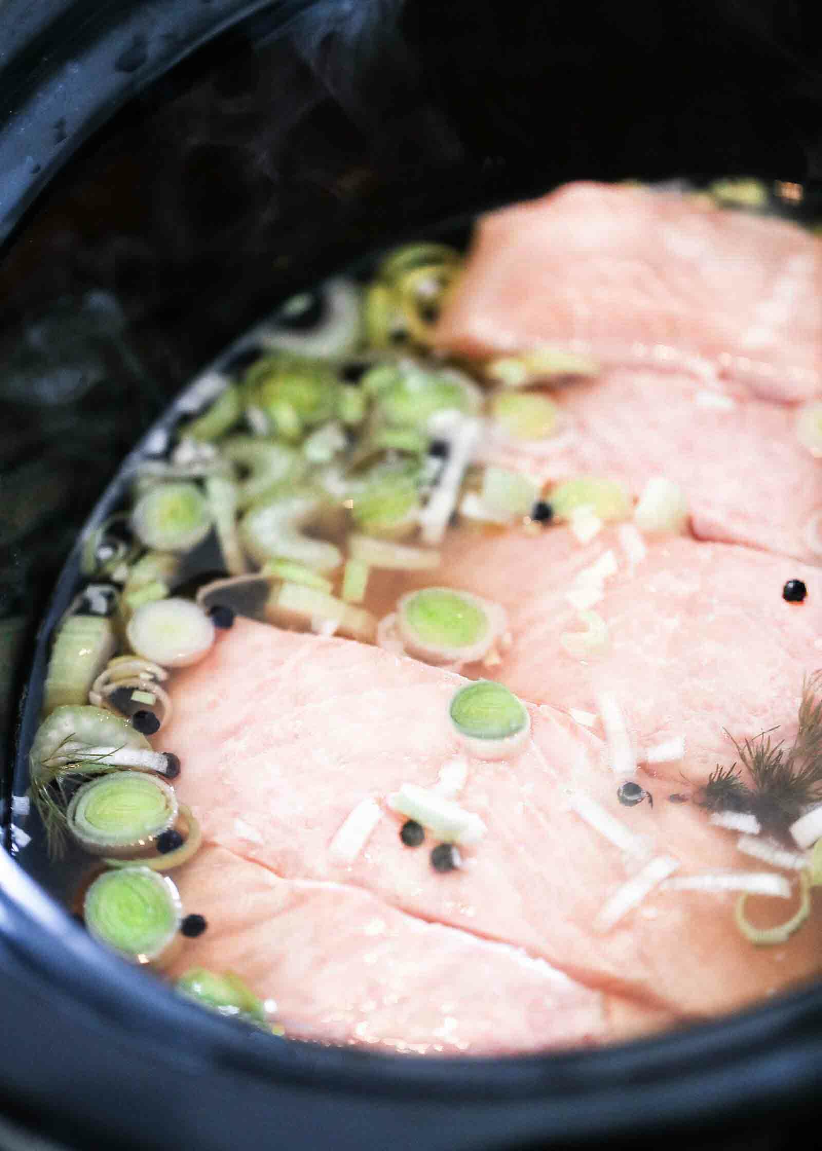How to Make Foolproof Salmon in the Slow Cooker