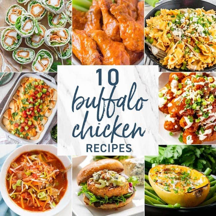 10 recetas de pollo Buffalo