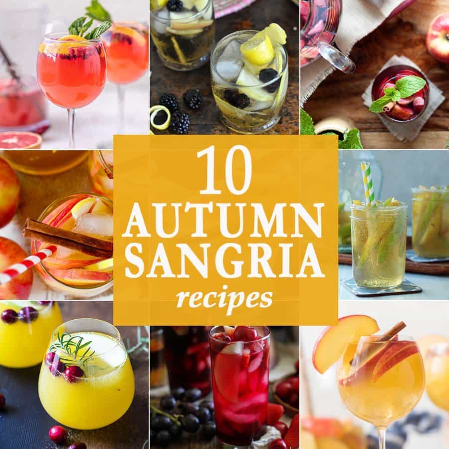 10 recetas de sangr&iacute;a de oto&ntilde;o