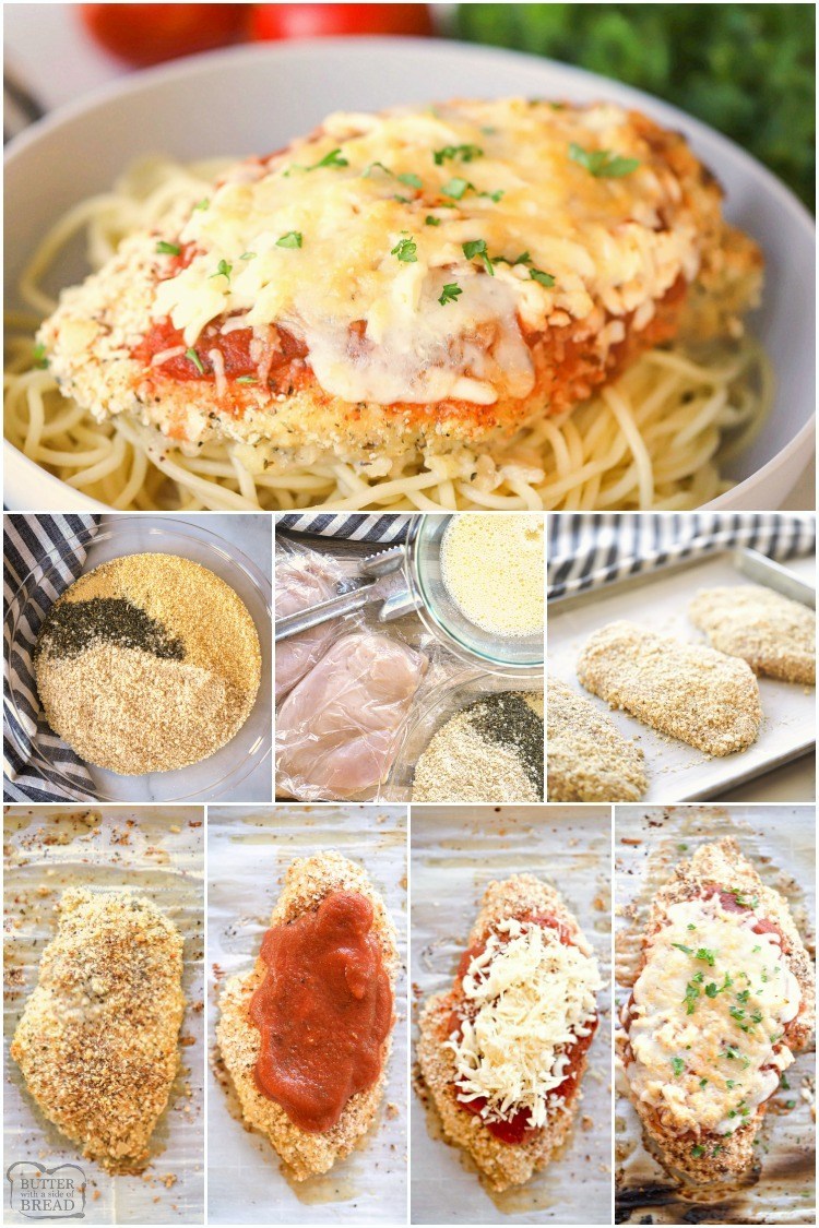 como fazer uma receita de frango assado parmesão