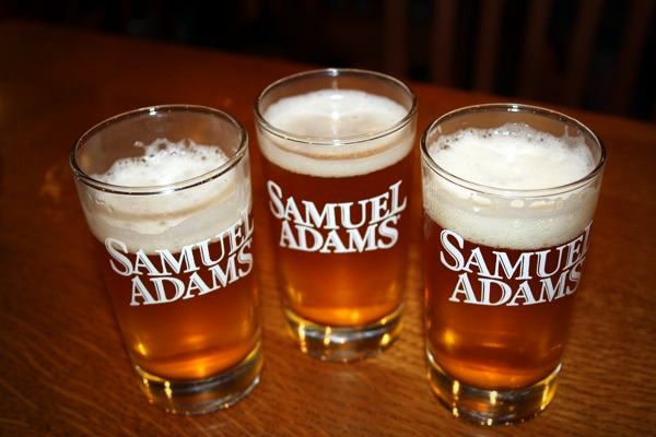 Copos de cerveja Samuel Adams