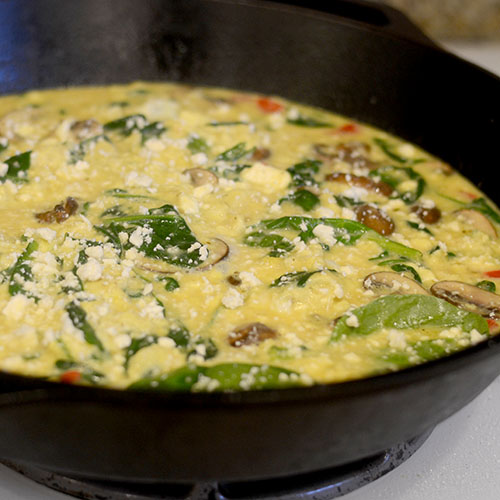 Queijo feta coberto 