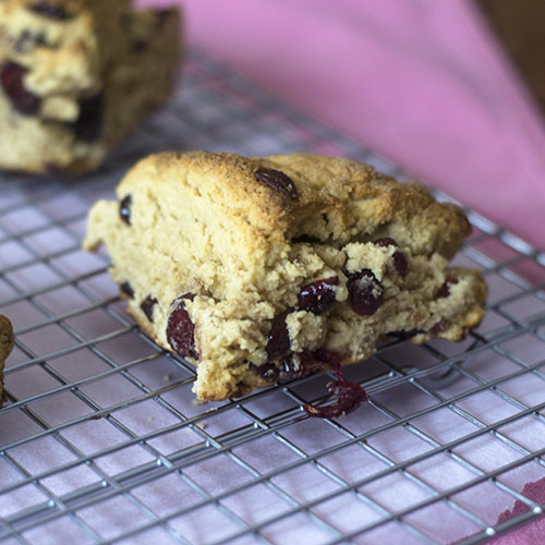 Bolinho de cranberry vegano sem glúten 