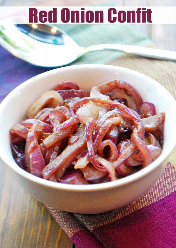 Cebola vermelha cristalizada
