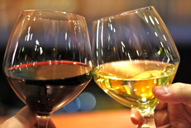 Taças de vinho