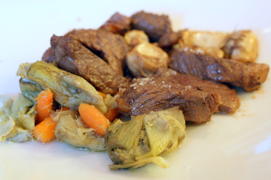 Alcachofras de porco