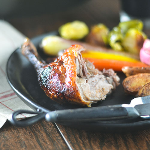 Pato assado asiático #uck #Asianfood #gochujang #glutenfree | feedyoursoul2.com