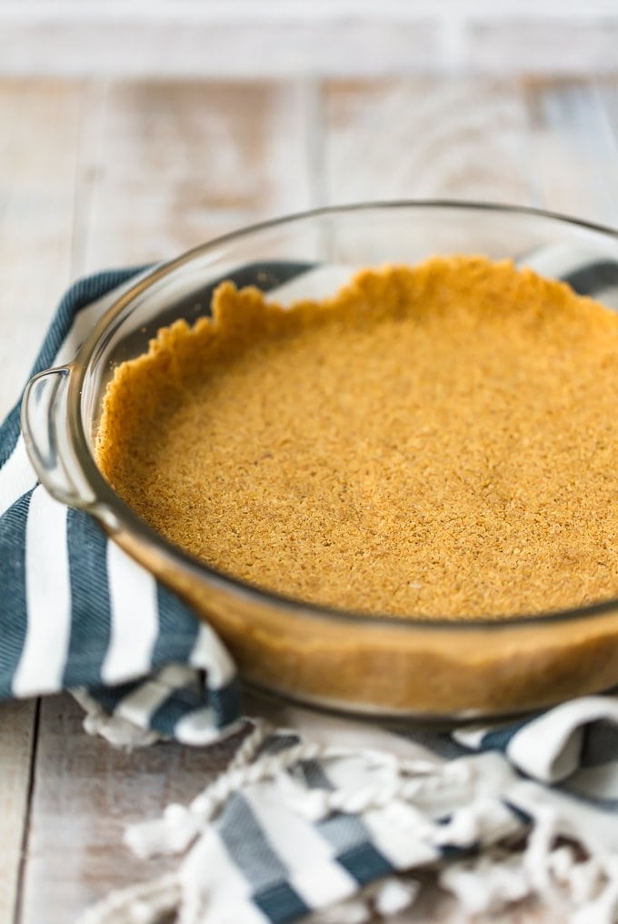 cómo hacer una corteza de galleta Graham