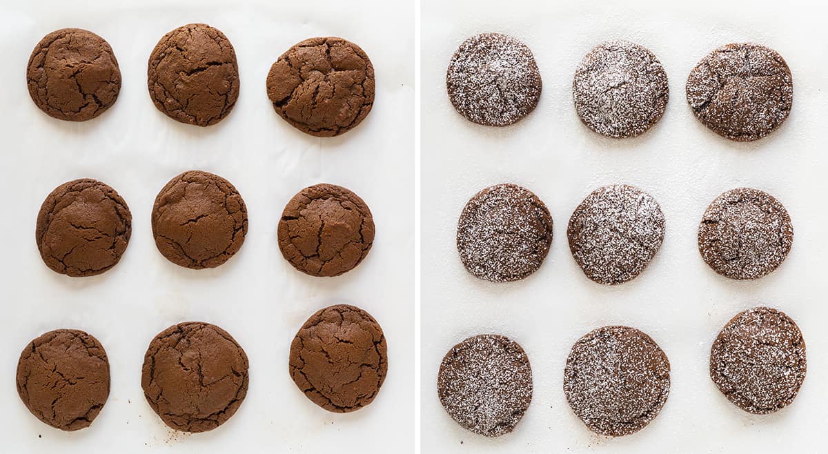 Bolinhos de microplaqueta de chocolate recheados Patty de hortelã-pimenta é um biscoito de chocolate que explode com um hambúrguer de hortelã surpresa dentro para o deleite perfeito para férias! biscoito de chocolate cheio de torta de hortelã, tortas de hortelã, biscoitos de chocolate, iambaker, guloseimas de férias, biscoitos de chocolate com menta, panificação, biscoitos Patty de hortelã-pimenta Chocolate recheado com e sem confeitaria Açúcar