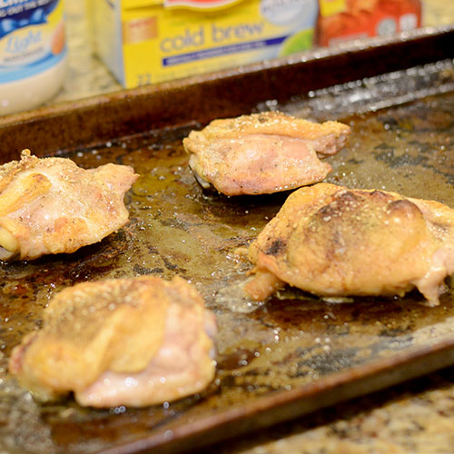 Frango após o cozimento Frango Após O Cozimento, Especiarias