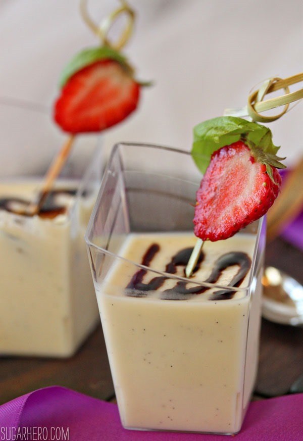 Creme Fraiche Panna Cotta | SugarHero.com