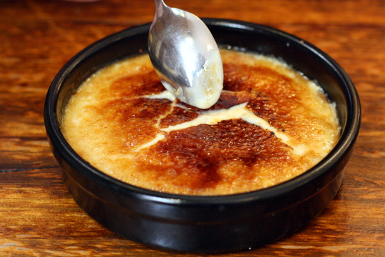 Creme brulée em Barcelona