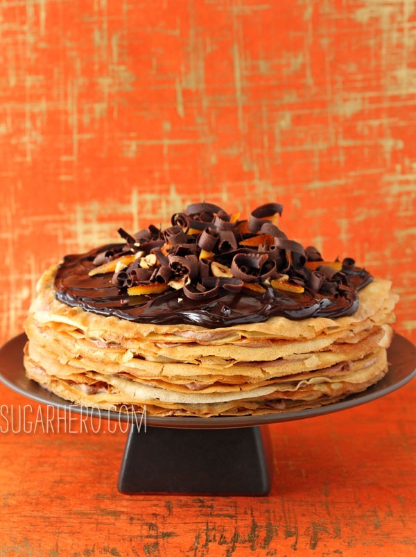 Bolo de Crepe Nutella | SugarHero.com