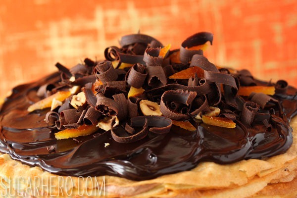Bolo de Crepe Nutella | SugarHero.com