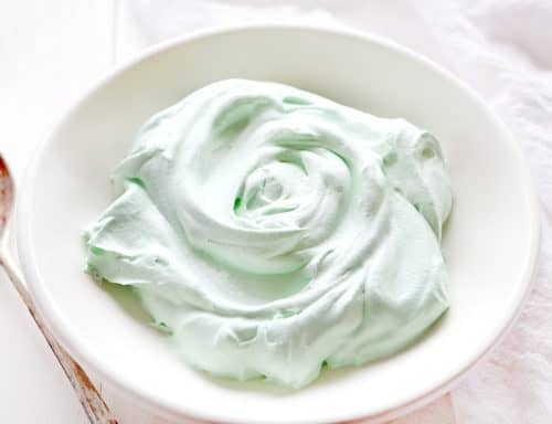Crema Batida de Menta para Mason Jar Chocolate con Menta
