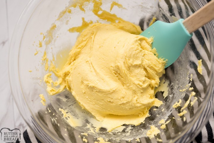 massa de biscoito de mistura de bolo de limão