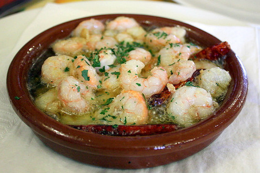 Receita de camarão alho, receita de camarão alho.