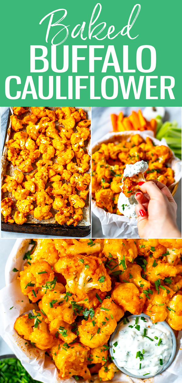 Esta couve-flor de búfalo mais fácil é um lanche saudável perfeito ou idéia de lanche para a temporada de futebol, e essas mordidas fofas ficam mais saudáveis ​​no forno. # couve-flor-de-búfala